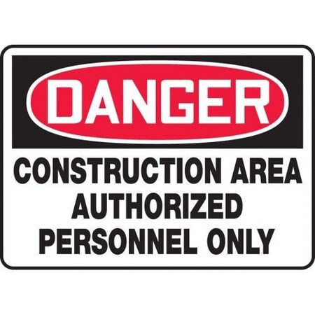 OSHA DANGER SAFETY SIGN CONSTRUCTIO MCRT133XV